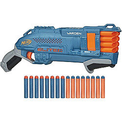 Nerf pistolet élite 2.0 Warden DB-8 et Flechettes Elite Officielles bleu orange gris noir