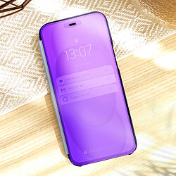 Acheter Avizar Étui Clear View pour iPhone 15 Pro Clapet Miroir Fonction Support Violet Lavande