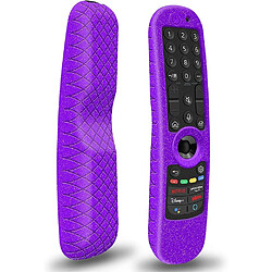 SANAG Housse Coque En Silicone Pour Telecommande Lg Mr22Ga Mr22Gn Mr23Ga Mr23Gn, Etui De Protection Pour Magic Remote Lg 2022 2023(Violet)