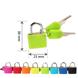 4pcs Mini Valise Cadenas En Acier Cadenas De Voyage Quotidien Avec 2 Clés pas cher