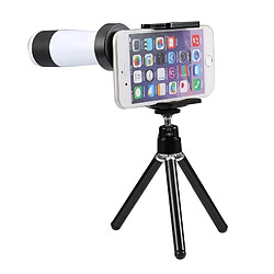 Acheter Wewoo Télescope pour iPhone Samsung HTC LG Sony Huawei Lenovo Xiaomi et autres Smartphones Blanc la largeur comme 5.5cm-8.5cm Téléphone Mobile Universel 12x Zoom Optique Téléobjectif Lens Kit Convient