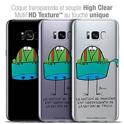 Caseink Coque Housse Etui Samsung Galaxy S8+/ Plus (G955) [Crystal Gel HD Collection Les Shadoks ? Design La Passoire - Souple - Ultra Fin - Imprimé en France]