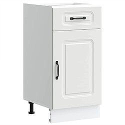 vidaXL Armoire de cuisine Kalmar blanc bois d'ingénierie