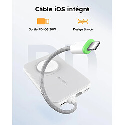 SANAG 10000Mah Batterie Externe Avec Câble Intégré Pour Iphone Apple Watch Samsung Huawei Etc.,20W Pd Charge Rapide Mini Power Bank 4 Entrées 3 Sorties(Câble Usb C To L/L To Usb C)