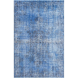 Vidal Tapis de laine 312x203 Bleu Ultra Vintage