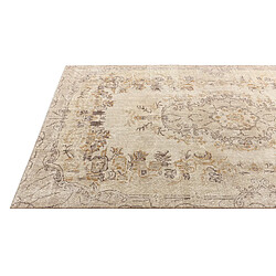 Vidal Tapis de laine 290x160 brun Ultra Vintage pas cher