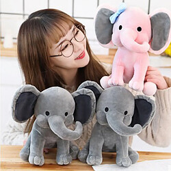 Belle Poupée éléphant De 9,8 Pouces En Peluche En Peluche Gris De Noël pas cher