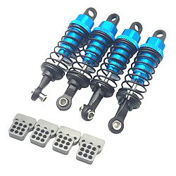 Acheter Amortisseur De Ressorts D'amortisseur 4Pc RC Pour WPL C14 C-24 Bleu