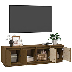 Acheter vidaXL Meuble TV Marron miel 156x37x45 cm Bois de pin massif