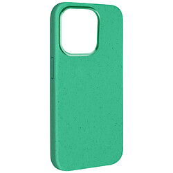 Avizar Coque pour iPhone 15 Pro Silicone Anti-traces Recyclable Classic Case Bio Vert