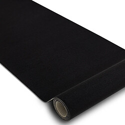 RUGSX TAPIS DE COULOIR ANTIDÉRAPANT RUMBA couleur unique noir 70 cm 70x110 cm