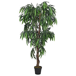 vidaXL Manguier artificiel 450 feuilles 120 cm vert