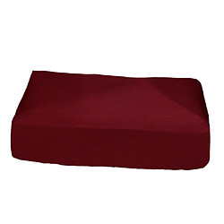 coussin de chaise jacquard polyester spandex coussin de siège coussin - vin rouge