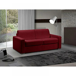 Inside 75 Canapé lit 2-3 places MASTER convertible EXPRESS 120 cm Cuir Bordeaux MATELAS 18 CM INCLUS