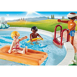 Playmobil® Piscine avec douche Playmobil Family Fun 9422 pas cher