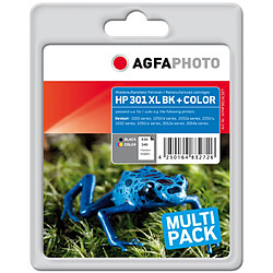 AgfaPhoto APHP301XLSET cartouche d'encre Noir, Cyan, Magenta, Jaune Multipack 2 pièce(s)