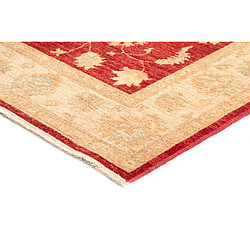 Vidal Tapis de laine 199x152 rouge Kaizar pas cher