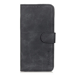 Wewoo Coque Pour iPhone 11 Pro Texture rétro PU + TPU Etui à rabat en cuir avec support logements cartes et porte-monnaie Noir