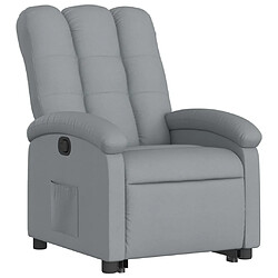 Avis Maison Chic Fauteuil Relax pour salon, Fauteuil inclinable Gris clair Tissu -GKD50021