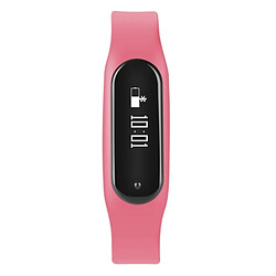 Avis Wewoo Bracelet connecté rose 0,69 pouces OLED Bluetooth Smart Display, moniteur de fréquence cardiaque de / Podomètre / Appels Rappel / de sommeil / sédentaire / Alarme / Anti-perte, Compatible avec Android et iOS Téléphones