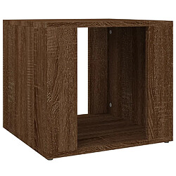 vidaXL Table de chevet Chêne marron 41x40x36 cm Bois d'ingénierie