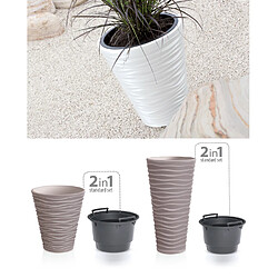 Acheter Pot de fleurs Sand Slim avec insert amovible DPSA400 anthracite