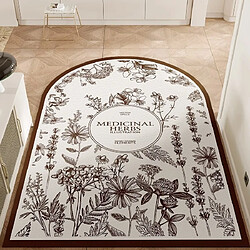 LUUCOZK Tapis de porte d'entrée antidérapants pour entrée intérieure - Motif vertical 7-100x140cm