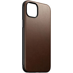 Avis Nomad Coque Modern en Cuir pour iPhone 15 Plus Marron foncé