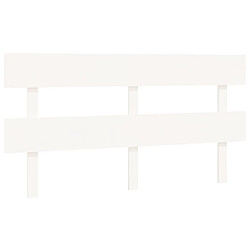 vidaXL Tête de lit Blanc 164x3x81 cm Bois massif de pin