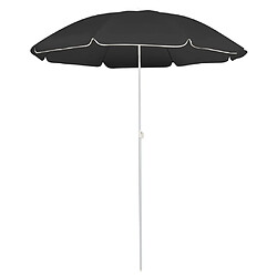 ComfortXL Parasol D'extérieur Avec Mât En Acier Anthracite 180 Cm