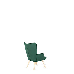 Avis Vivaldi Fauteuil avec Repose-Pieds LOZANO Vert Velours