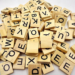 jeux de lettres, Lettres en bois pas cher