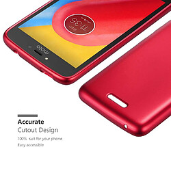 Cadorabo Coque Motorola MOTO C Etui en Rouge pas cher