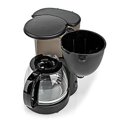 Avis NEDIS PACK DEJEUNER Cafetière Machine à café Electrique Noire 1.25L 750W + Grille-pain Noir 2 Fentes 700W pas cher