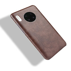 Acheter Wewoo Coque Rigide Pour Huawei Mate 30 Shockproof Litchi PC + PU Case Brown