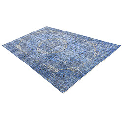 Vidal Tapis de laine 254x163 Bleu Ultra Vintage