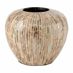 Paris Prix Vase Boule Motif Mosaïque Nuye 26cm Beige