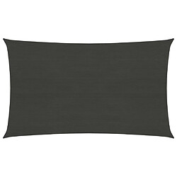 ComfortXL Voile D'ombrage 160 G/m² Anthracite 3x6 M Pehd