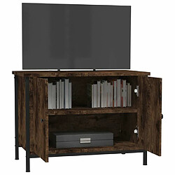 Acheter Maison Chic Meuble TV scandinave - Banc TV pour salon avec portes chêne sonoma 60x35x45cm bois d'ingénierie -MN97978