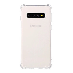 Wewoo Coque Souple Housse de protection en TPU antichoc pour Galaxy S10 Transparent