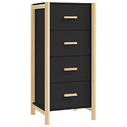 vidaXL Buffet haut Noir 42x38x90 cm Bois d'ingénierie