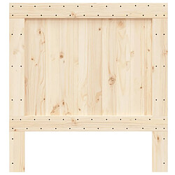 Avis Maison Chic Tête de lit scandinave,Meuble de chambre 100x104 cm bois massif de pin -MN50508