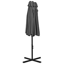 Maison Chic Parasol Jardin | Parasol d'extérieur poteau en aluminium 460 x 270 cm anthracite - GKD84240 pas cher