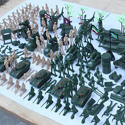 Acheter 1 Set /158pcs Militaire Modèle de Scène de Table de Sable Jouets Militaires H 5cm