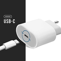 Acheter Chargeur mural USB Type C Fast Charge Power Delivery 18W Original Apple Blanc