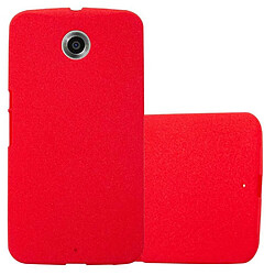 Cadorabo Coque Motorola Google NEXUS 6 Etui en Rouge