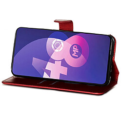 Wewoo Housse Coque Pour OPPO F11 Pro / R19 Classic Calf Texture Horizontal Flip PU en cuiravec support et fentes cartes et portefeuille rouge pas cher