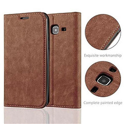 Avis Cadorabo Coque Samsung Galaxy J3 2016 Etui en Brun