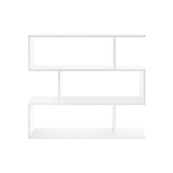 Vente-Unique Etagère basse TOMINI - 3 cases - Coloris : Blanc