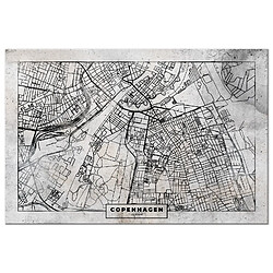 Artgeist Tableau - Copenhagen Plan (1 Part) Wide 60x40 cm